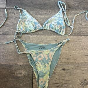 RVCA Pastel Floral Bikini Set